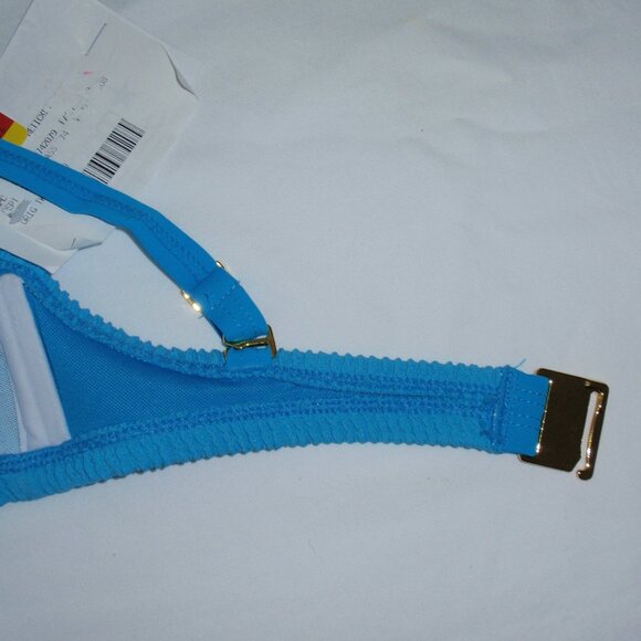 Bleu Rod Beattie Textured Ring Front Bra Sized Swimwear Bikini Top NWOT 34D - Picture 13 of 13